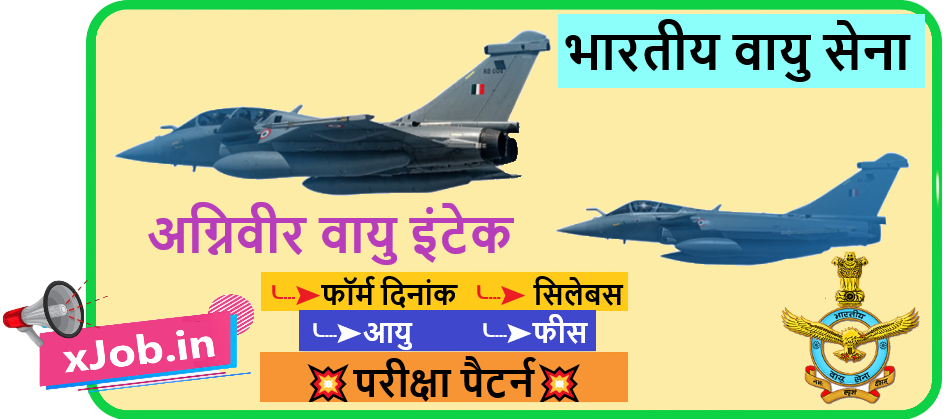 Indian Air Force Agniveervayu Intake 01/2027 Recruitment 2026